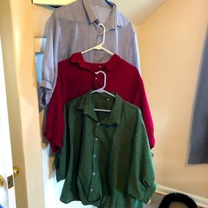 3 for 1 Button-down Blouses